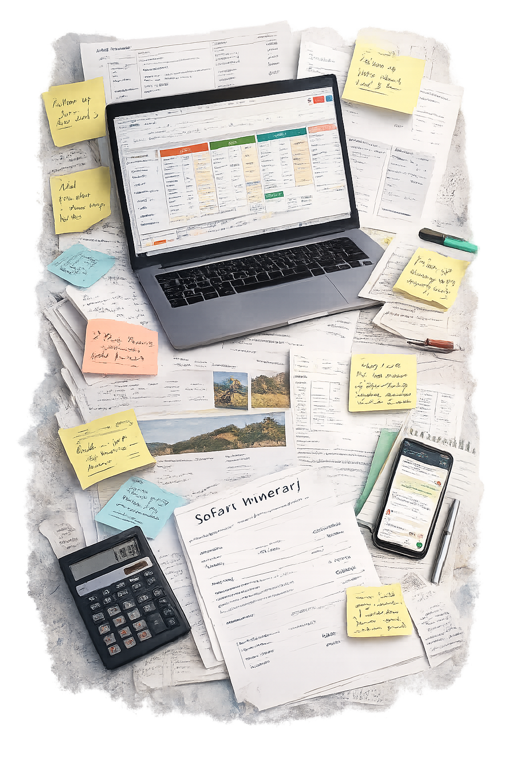 Scattered tools and workflows
