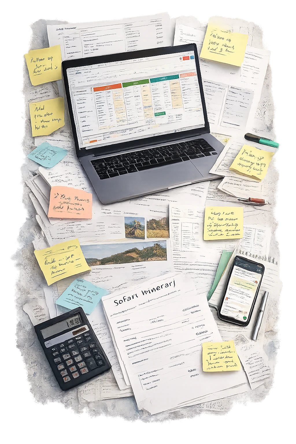 Scattered tools and workflows